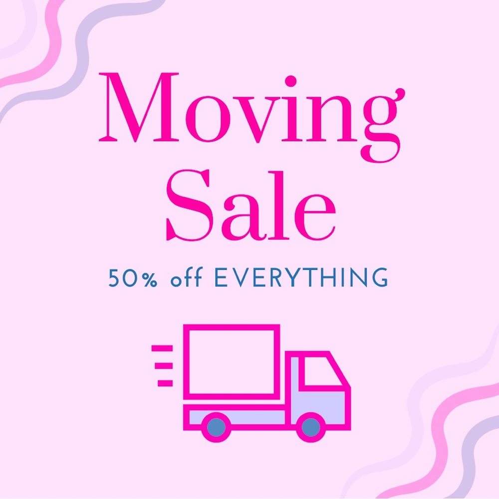 MOVING SALE 50%+ OFF